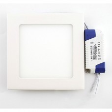 12w Led-Paneel Licht Vierkant - Plafond Flat Panel Downlight Lamp 6000k Koud Wit