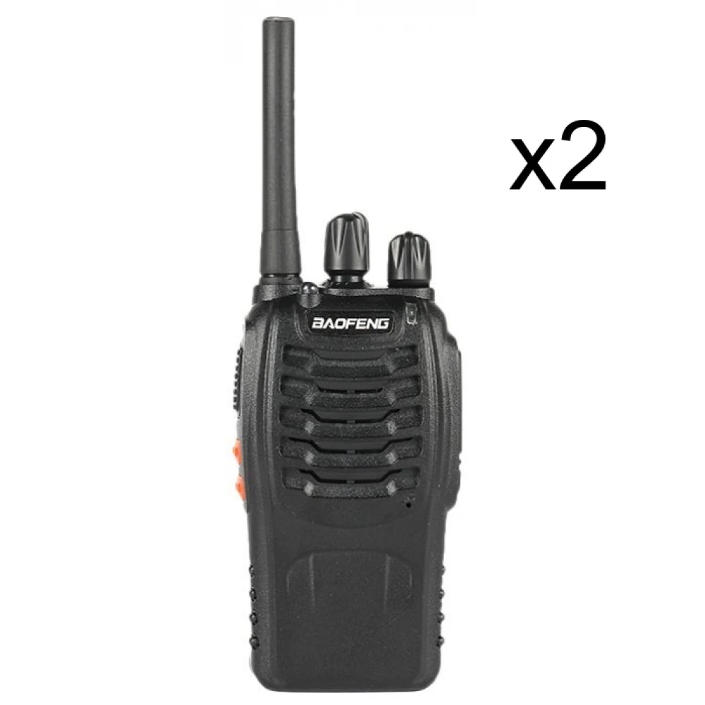 2 x Baofeng BF-88E PMR446 walkie talkie - helder en krachtig