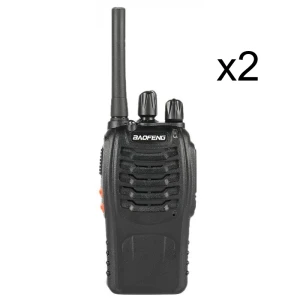 2 x Baofeng BF-88E PMR446 walkie talkie - helder en krachtig
