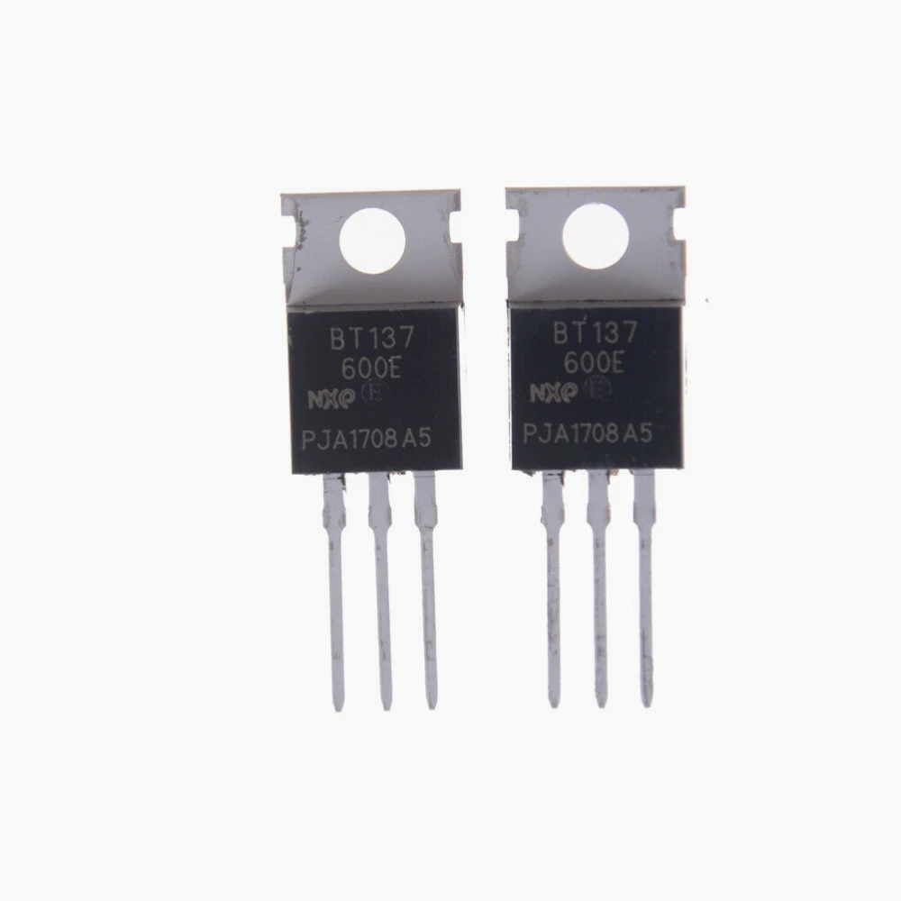 5 stuks BT137-600E triac 8A 600V pack 5 voor regeling en schakelen