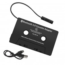 Auto Bluetooth Cassette Adapter, BT 5.0 Autocassette Adapter met Ingebouwde Handsfree Bellen