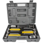 7-delige carrosserie hamer- en tas-set met fibergreep