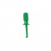 Single Hooks Testing Probe Connecting Wire Clips 4CM GREEN