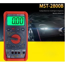 Mst-2800b Intelligente Automotive Digitale Multimeter Met Groot Lcd-Scherm