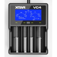 Xtar Mcvcvp124 Vc4 Universele Oplader Met Lcd Voor Li-Ion Batterij