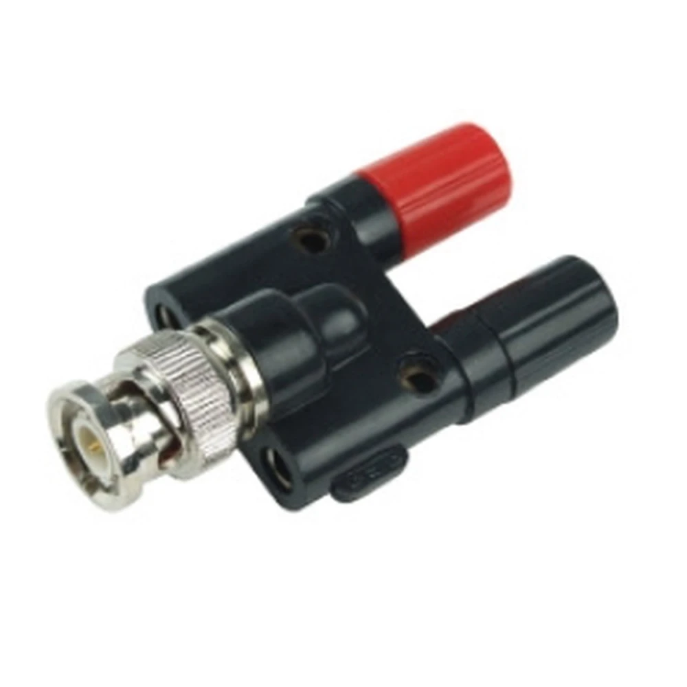 Amass BNC male naar 2x 4mm female adapter AD4246