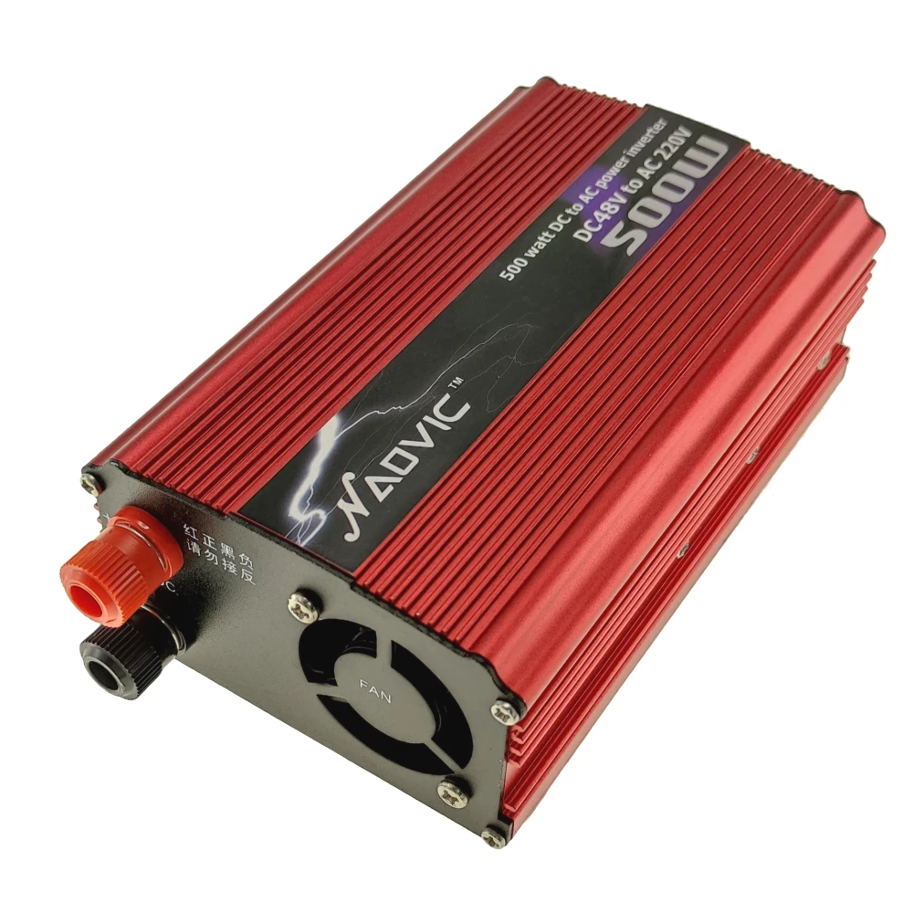 Adaptador de corriente 500W DC48V a AC220V con cable especial incluido