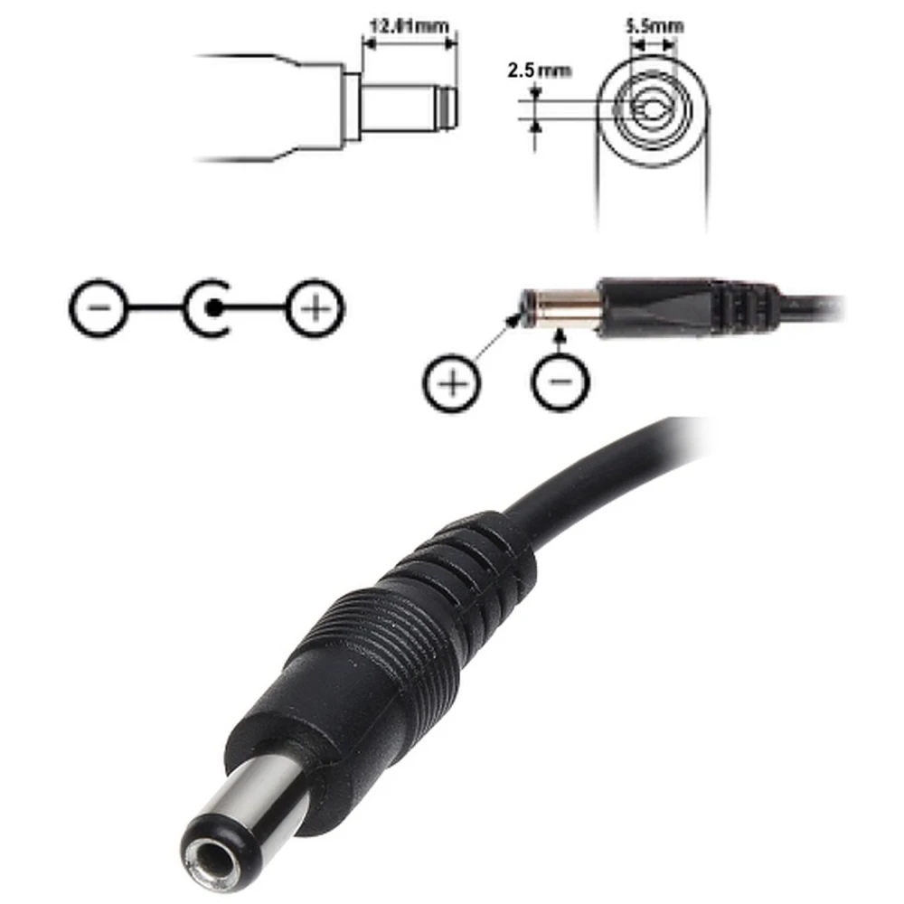 Cargador de pared 5V 2A con conector 5,5mm para proyectos electrónicos