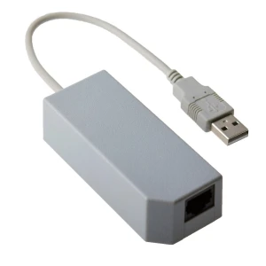 USB 2.0 netwerkadapter voor Nintendo Wii voor snelle en stabiele bekabelde verbinding