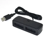 SNES-adapter met dubbele poort voor pc en Android - USB-controller voor 2 spelers