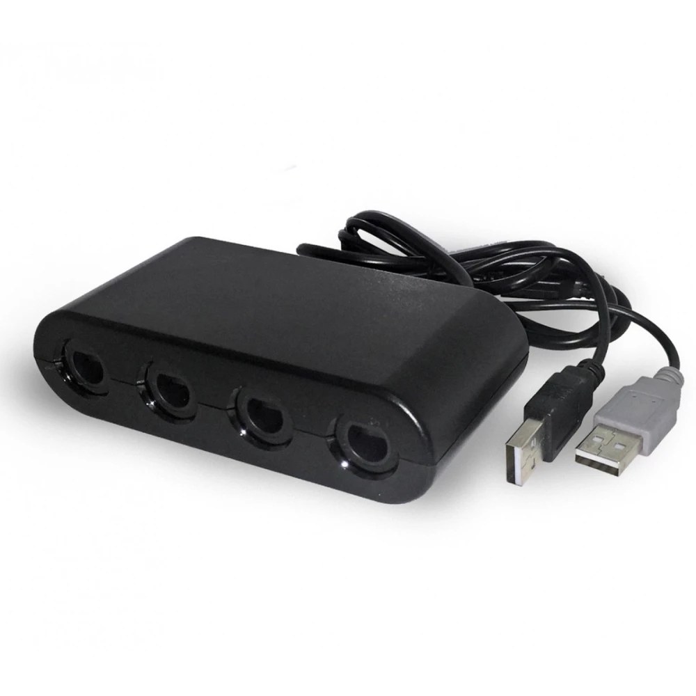 GameCube-controlleradapter voor Nintendo Wii U en PC, compatibel met Super Smash Bros