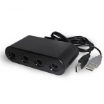 GameCube-controlleradapter voor Nintendo Wii U en PC, compatibel met Super Smash Bros