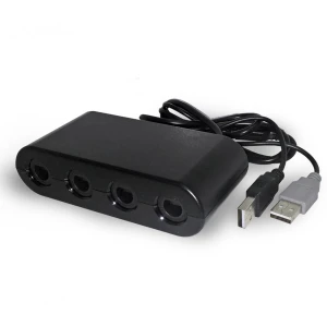 GameCube-controlleradapter voor Nintendo Wii U en PC, compatibel met Super Smash Bros