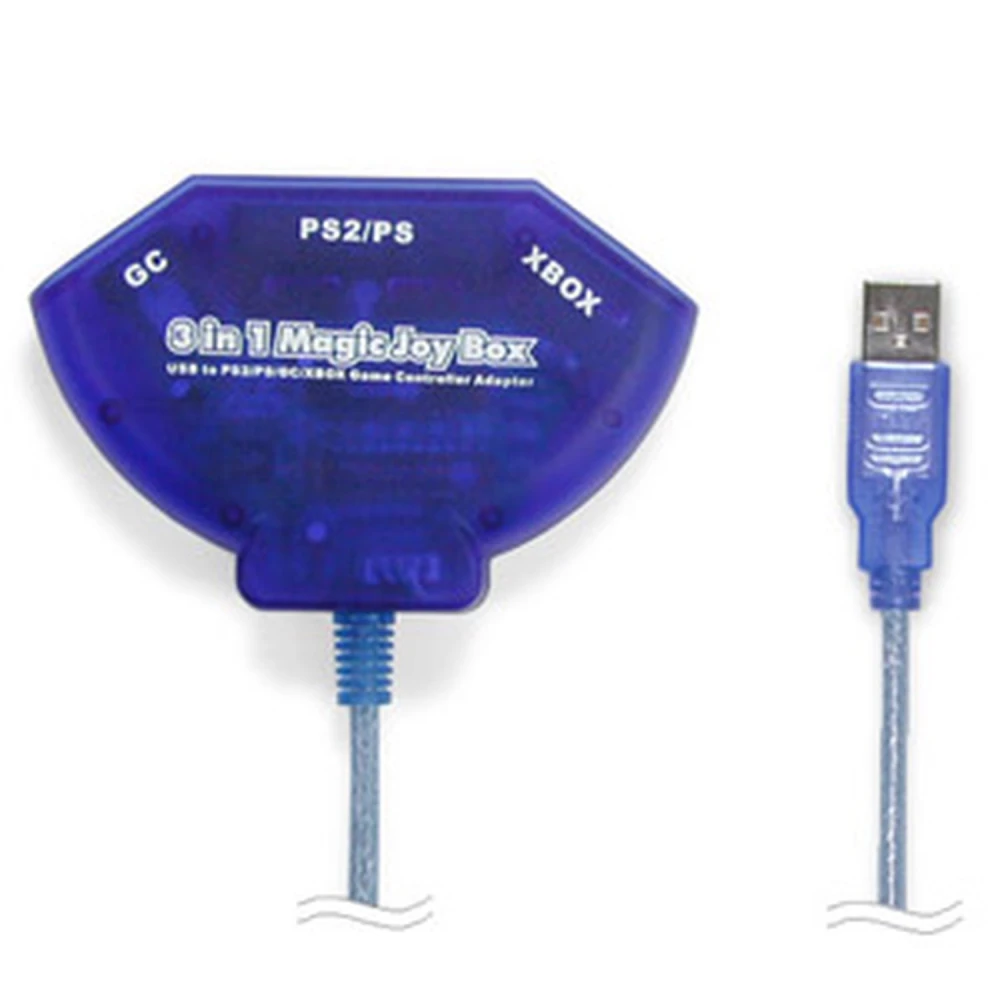 PS2 Xbox GameCube controller adapter voor pc USB 3in1 Magic Joy Box