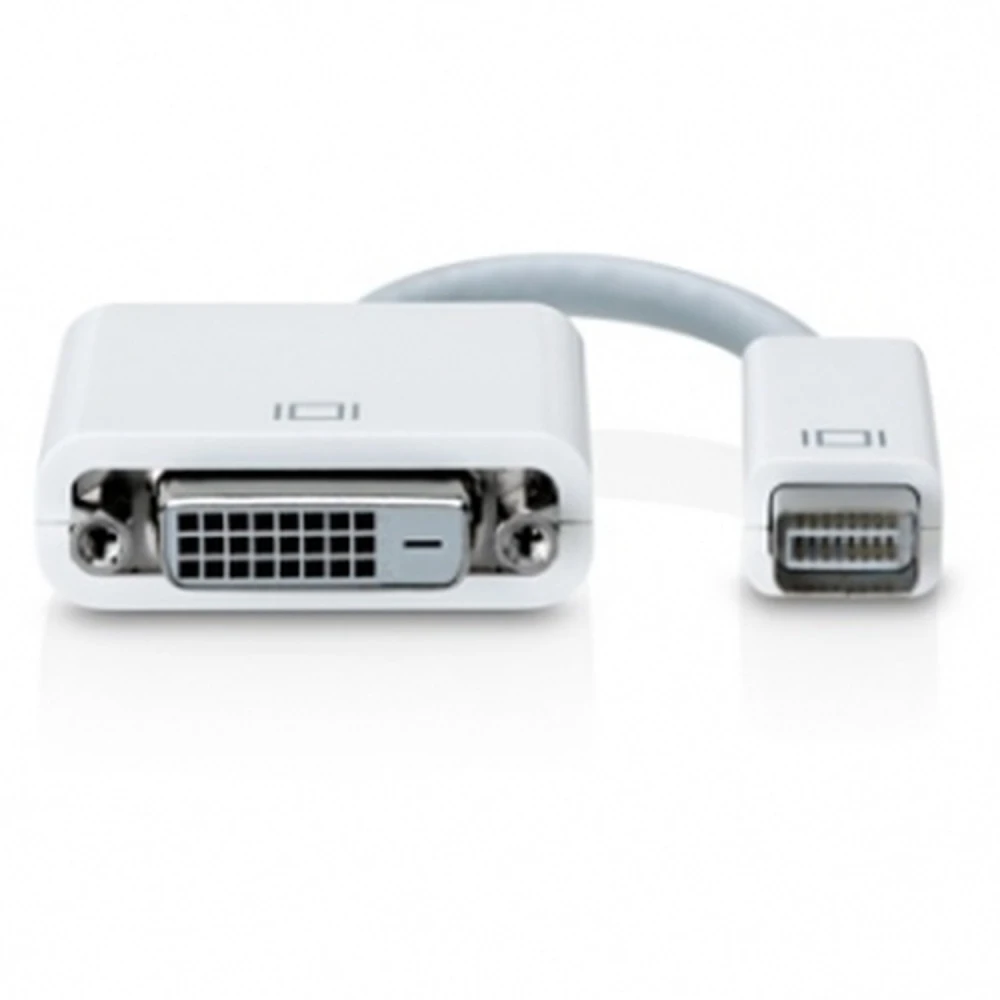 Mini DVI naar DVI-adapter voor monitoren en projectoren op Mac en PC