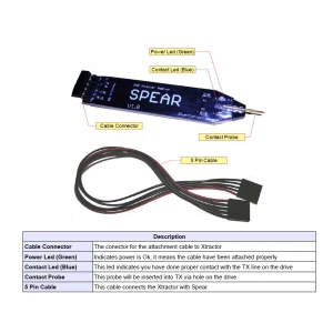 Spear-adapter voor 360 Xtractor: Liteon keys zonder solderen