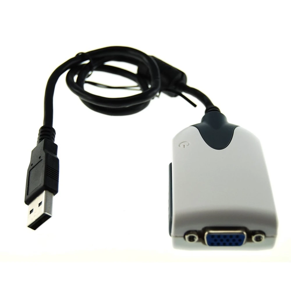USB VGA-adapter voor extra scherm, compatibel met Windows en Linux