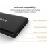 Draagbare lader Power Bank voor schakelaar Nintendo 10000mAh compacte oplaadbare batterij geval (zwart)
