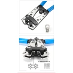 Krimptang 6-50mm² met antislip handgrepen en verstelbare rotatie