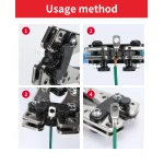 Krimptang 6-50mm² met antislip handgrepen en verstelbare rotatie