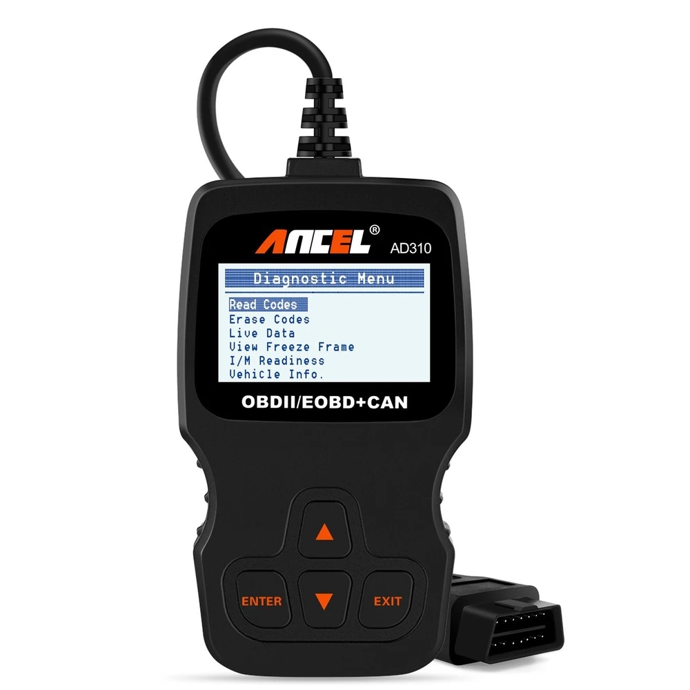 Ancel AD310 OBD2-scanner foutcodelezer en motordiagnosetool