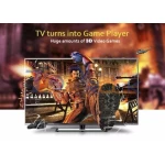 Imagen del paquete completo del Android TV Box 4K M8S con accesorios