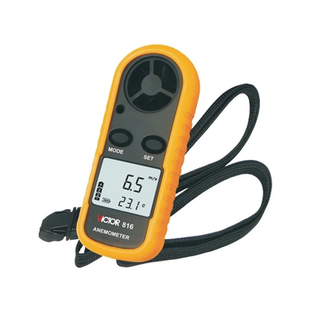 Digitale anemometer Victor 816 met geïntegreerde thermometer