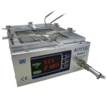 Aoyue 853a++ voorverwarmstation met digitale regeling en uitschuifbare steun