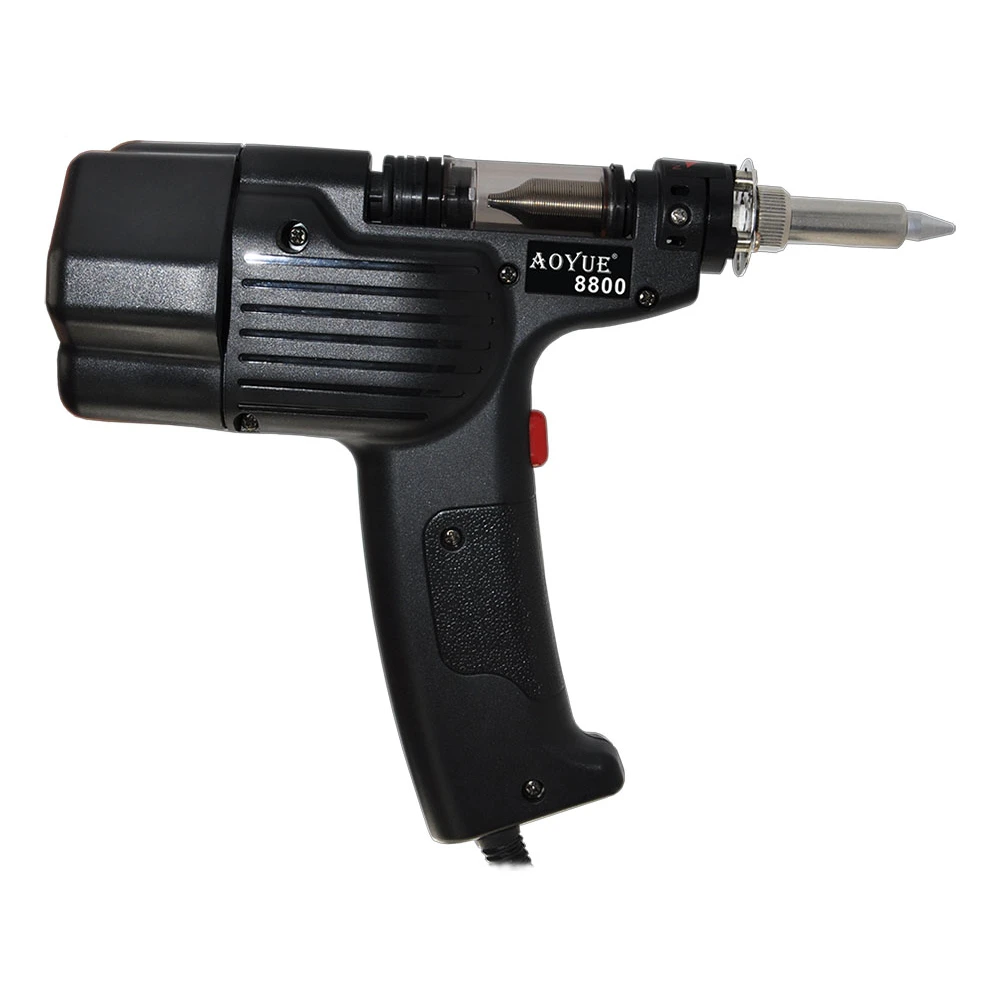 Pistola desoldadora Aoyue 8800 con soporte y accesorios de limpieza