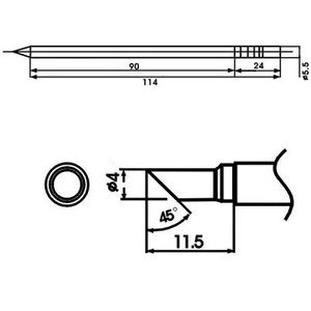 Aoyue LF-4C soldeerpunt met ingebouwde weerstand voor soldeerstations