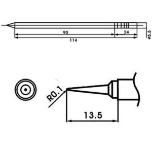 Aoyue LF-LI soldeerpunt met ingebouwde weerstand - origineel