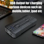 Auto jumpstarter 8000mAh Jumpstarter S301 compact en veilig met LED SOS-lamp