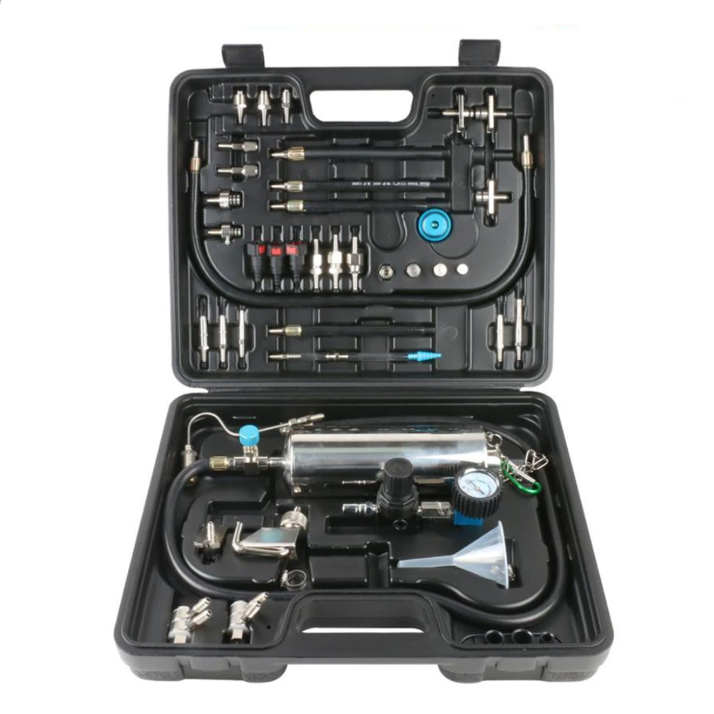 AUTOOL C100 brandstofinjectorreiniger voor benzine met adapters