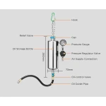 AUTOOL C100 brandstofinjectorreiniger voor benzine met adapters