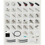 AUTOOL C100 brandstofinjectorreiniger voor benzine met adapters