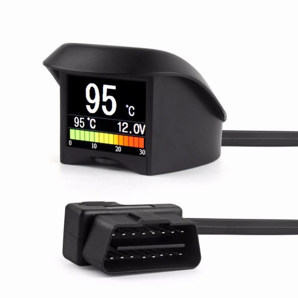 Autool X50 Plus OBD2 multifunctioneel: snelheid, kilometerstand, thermometer en diagnose