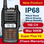 Baofeng UV9R Plus walkie-talkie met groot bereik en 160 kanalen