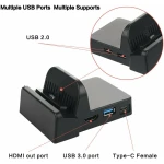 Draagbare dock voor Nintendo Switch - compacte HDMI USB mini dock