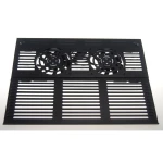 Base Refrigeración portátil plegable Mod-788 vista lateral con ventiladores