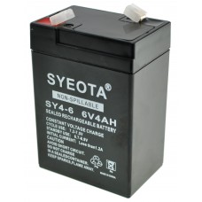Oplaadbare Loodbatterij Sy4-6 6v4ah Alarmen, Weegschalen, Speelgoed