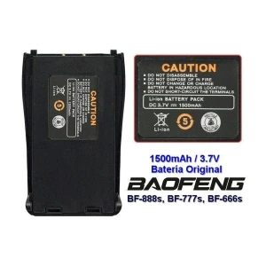 Compatibele Baofeng BF-888S batterij 1500mAh 3,7V voor walkie-talkies