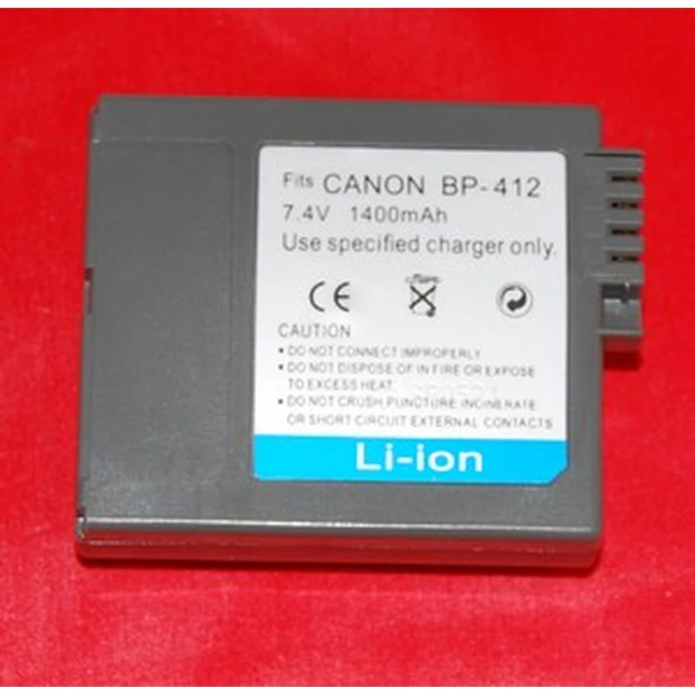 Compatibele Canon BP-412 batterij voor camcorders en digitale camera's