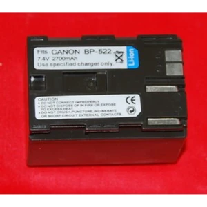 Compatibele Canon BP-522 accu 7,4V 2700mAh voor Canon-camera's