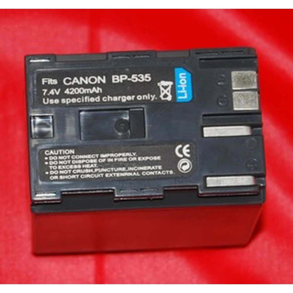 Canon BP-535 compatibele batterij voor Canon-videocamera's