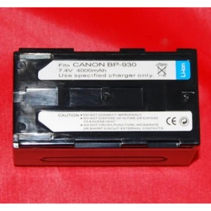 Compatibele Canon BP-930 batterij voor videocamera's en digitale camera's