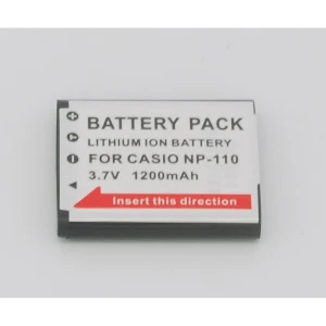 Compatibele Casio CNP110 NP-110 batterij voor digitale camera's