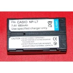 Compatibele Casio NP-L7 batterij voor digitale camera's en camcorders