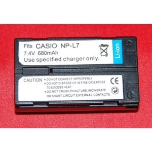 Compatibele Casio NP-L7 batterij voor digitale camera's en camcorders