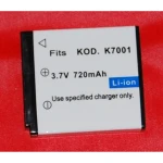 Compatibele Kodak KLIC-7001 batterij voor digitale camera's en camcorders