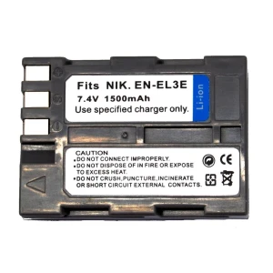 Compatibele Nikon EN-EL3E-batterij voor Nikon D200, D70 en meer
